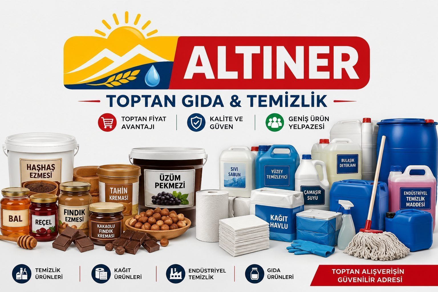 Temizlik Ürünleri ve Toptan Gıda Tedariği